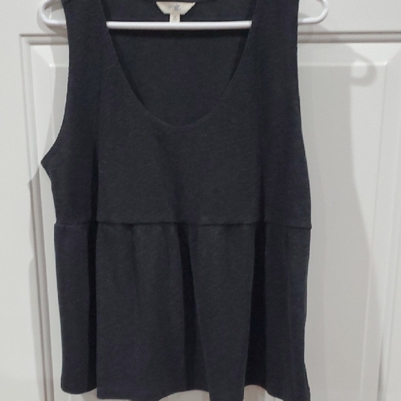Terra & Sky Black Sleeveless Knit Tank Top - Picture 7 of 7